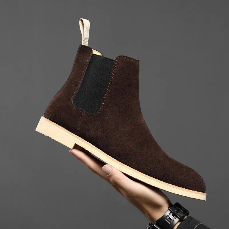 Antonios Casual Cow Leather Ankle Boots