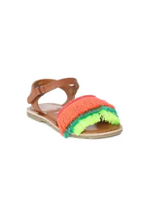 Aria Nica Girls Multicoloured Comfort Sandals