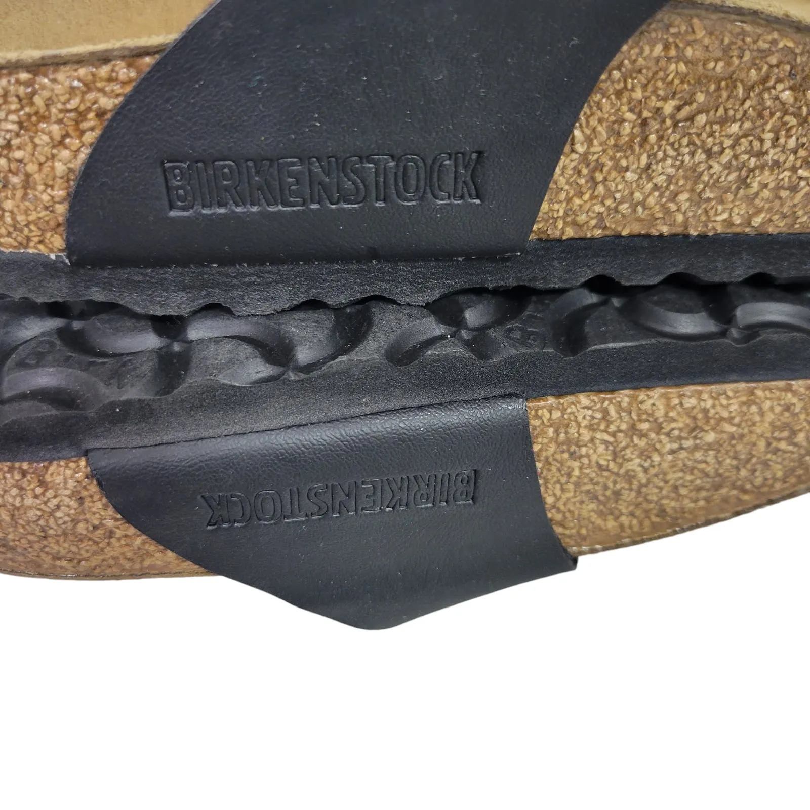Birkenstock Gizeh Sandals Black Thong Birko Flor Slides Slip On Contour Footbed Size 37 6
