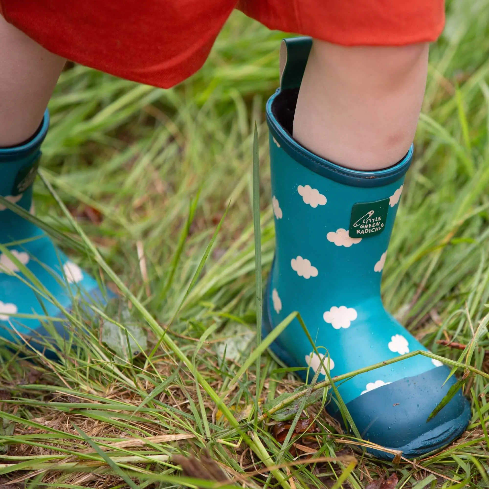 Blue Clouds Classic Wellington Fair Rubber Natural Waterproof Boots