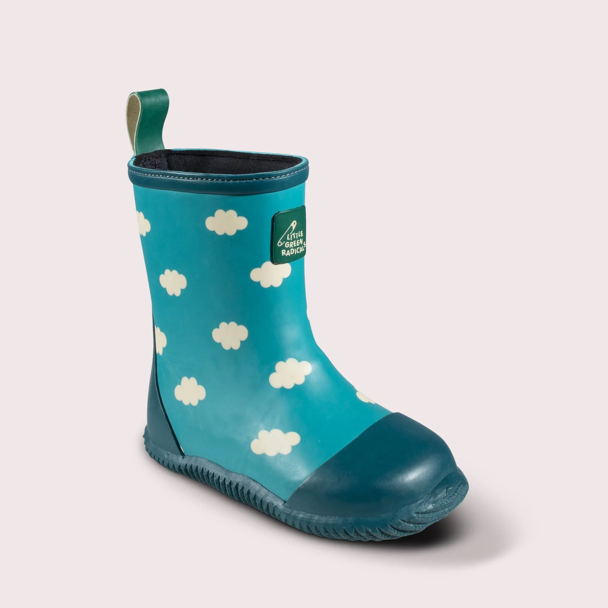 Blue Clouds Classic Wellington Fair Rubber Natural Waterproof Boots