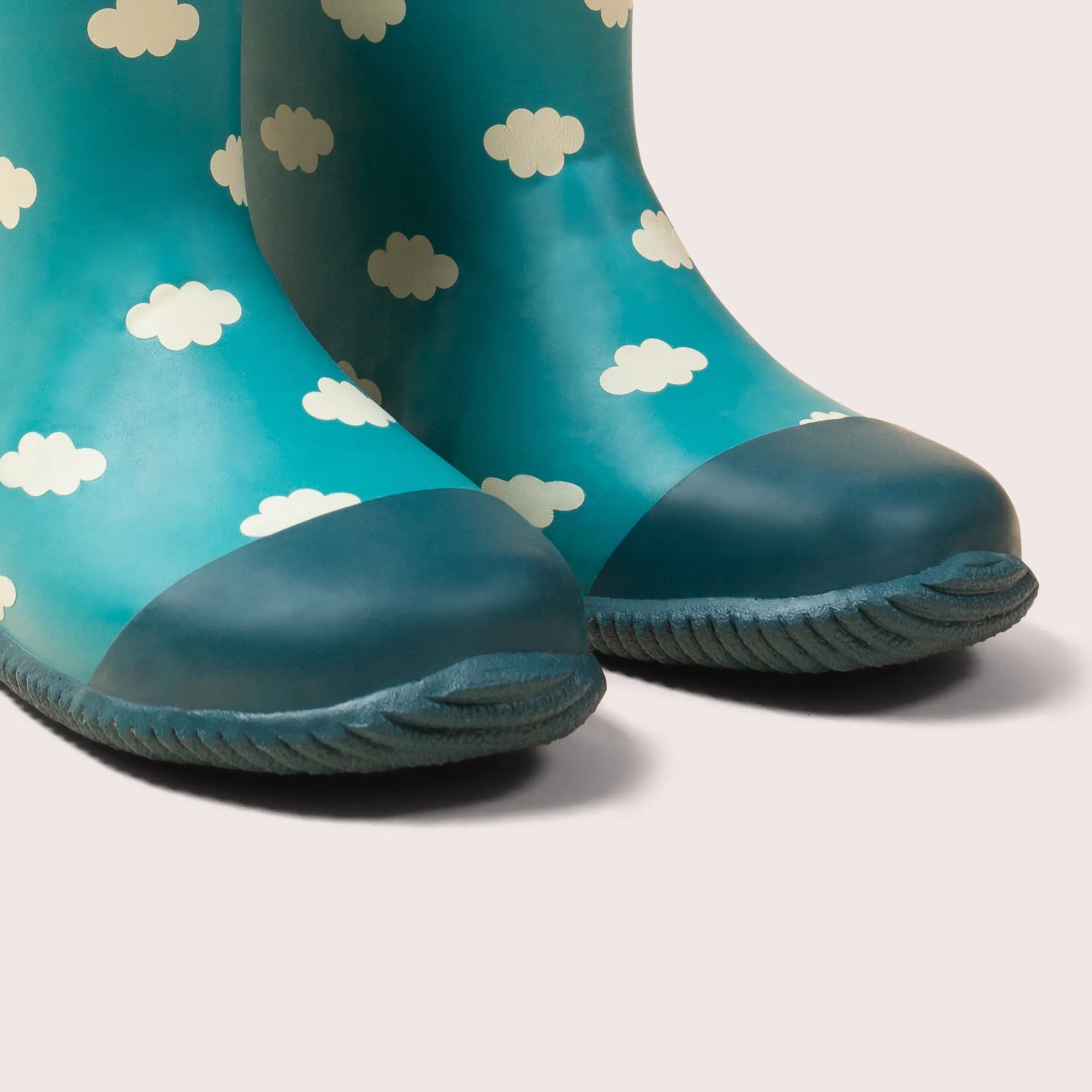Blue Clouds Classic Wellington Fair Rubber Natural Waterproof Boots