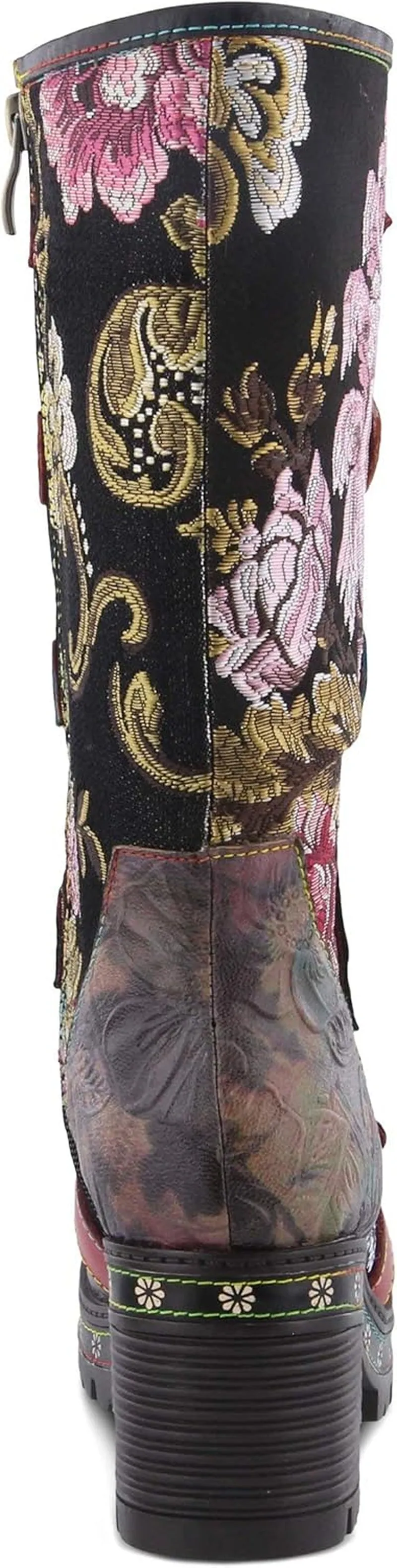 Bohemian Charm: L'Artiste Women's Floral Embroidered Brazen Boots