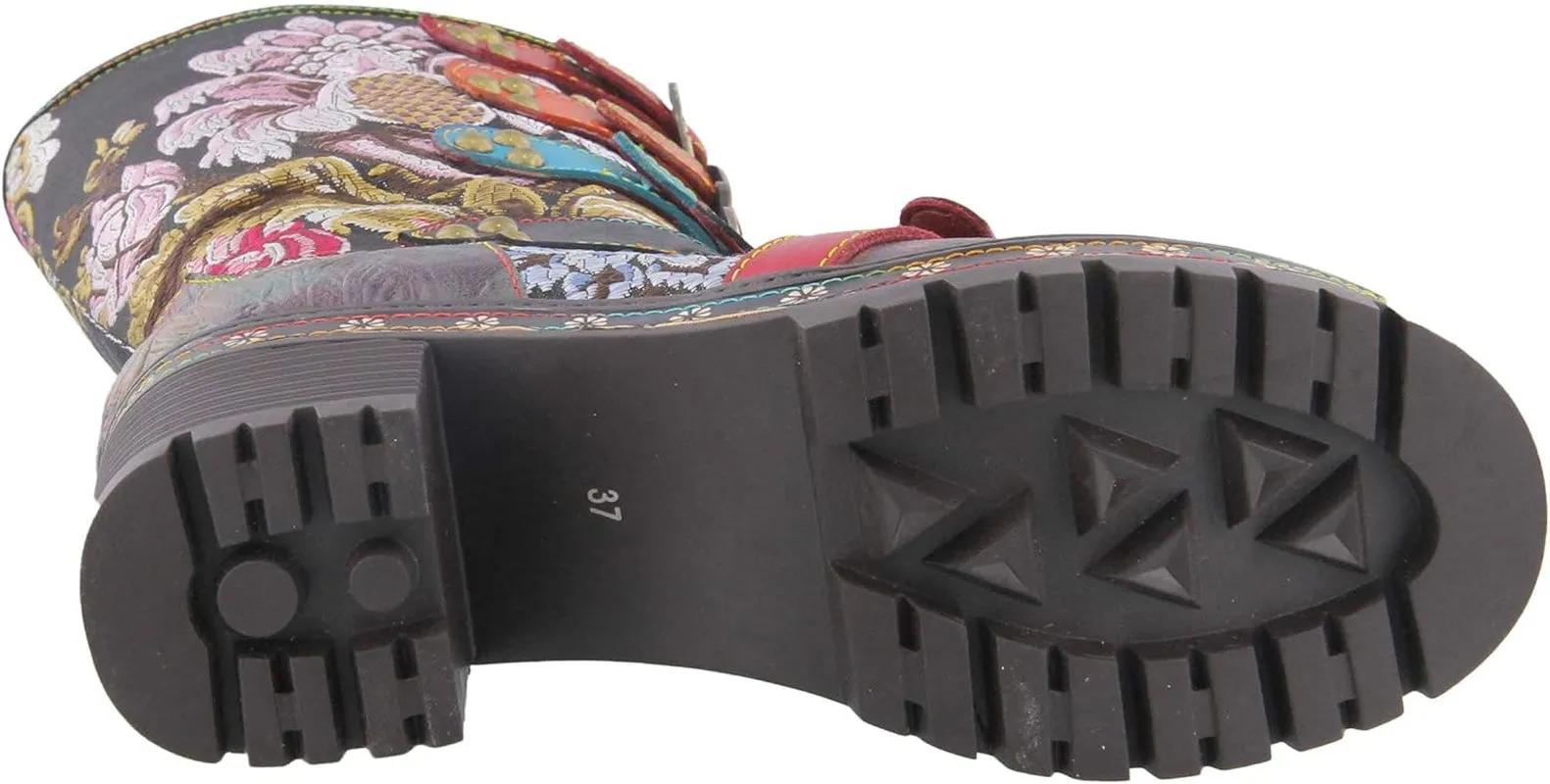 Bohemian Charm: L'Artiste Women's Floral Embroidered Brazen Boots