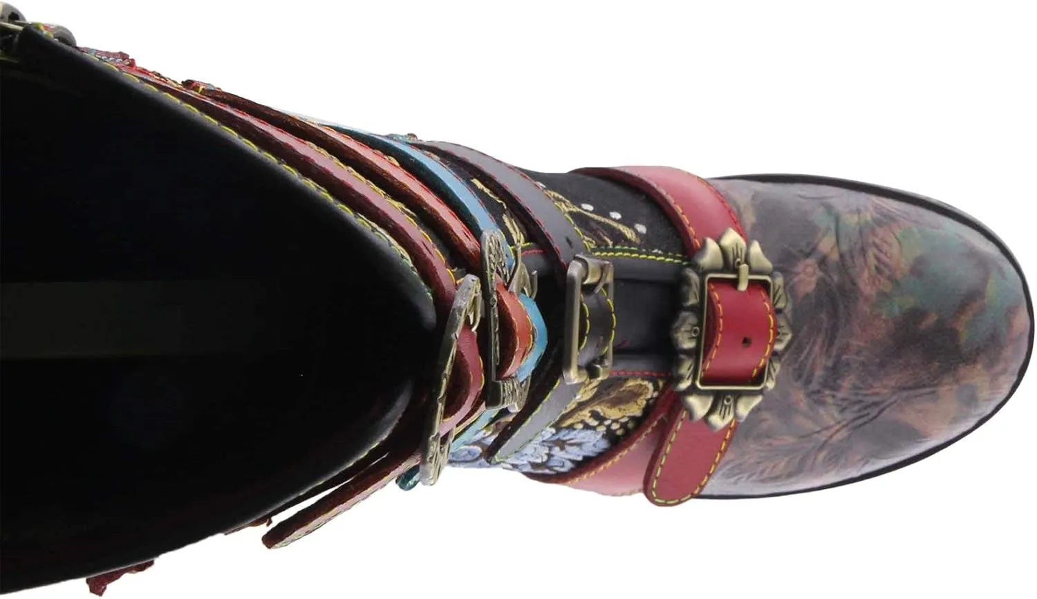 Bohemian Charm: L'Artiste Women's Floral Embroidered Brazen Boots