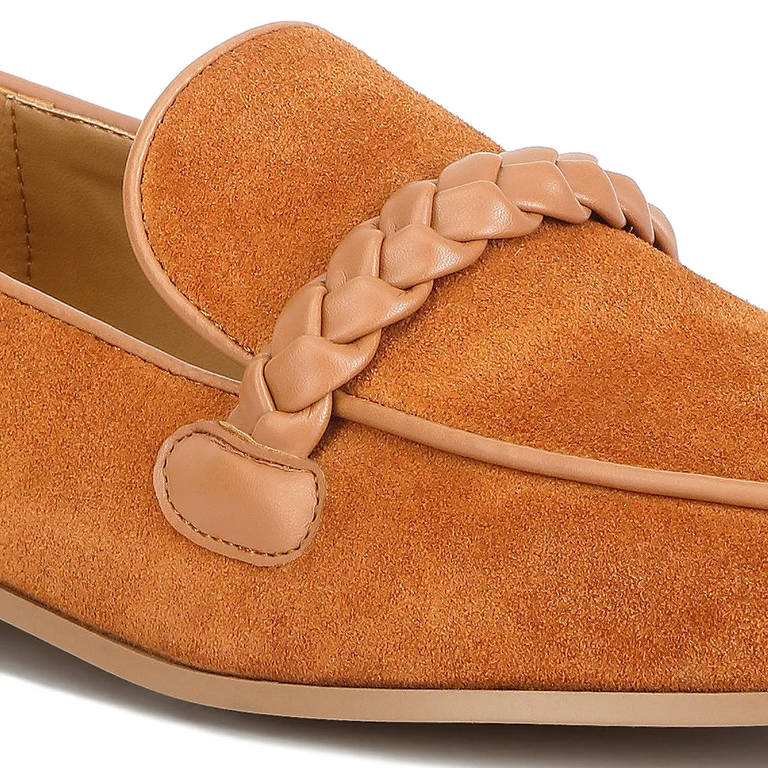 Braided Detail Loafers