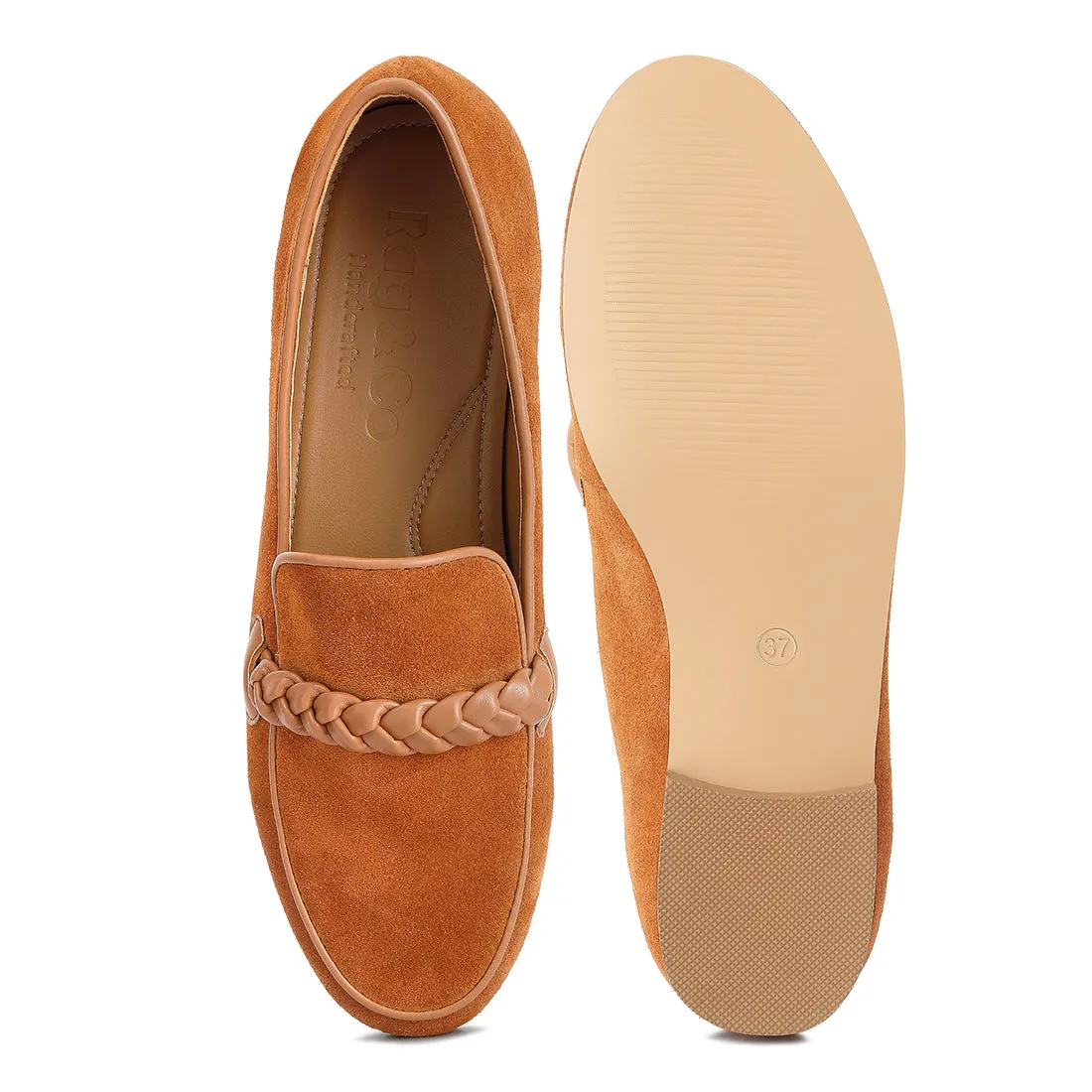 Braided Detail Loafers