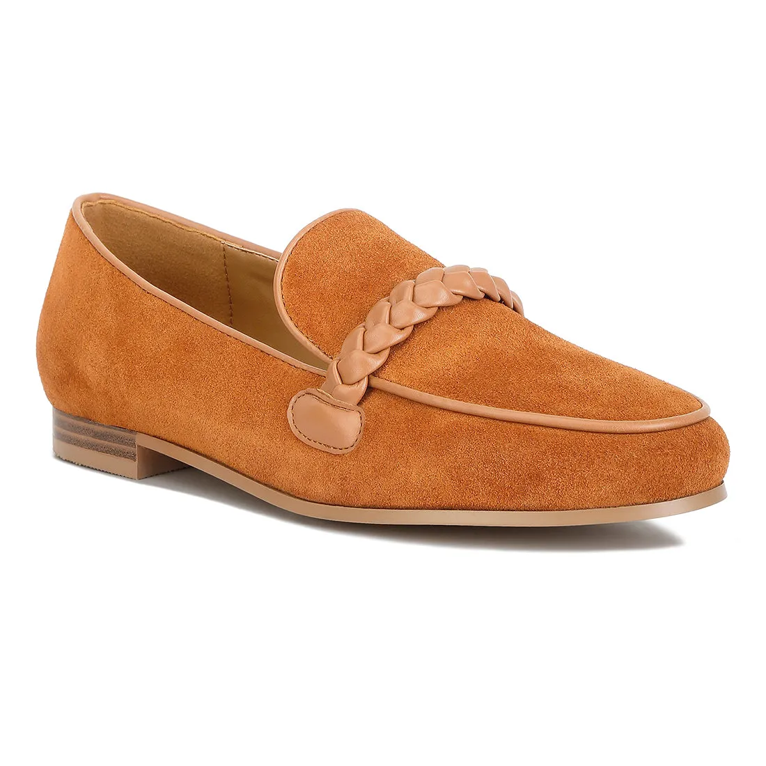 Braided Detail Loafers