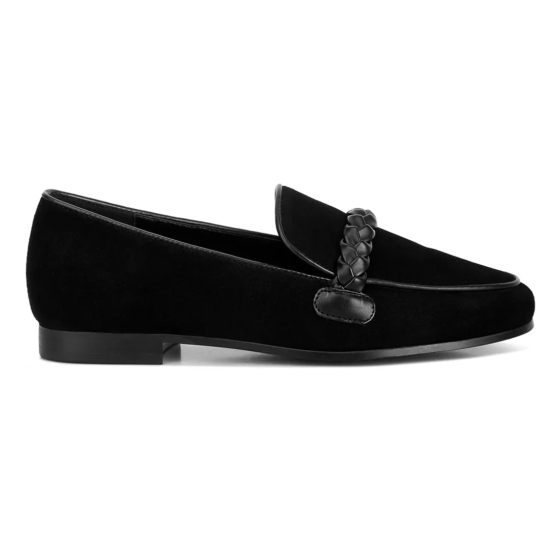 Braided Detail Loafers