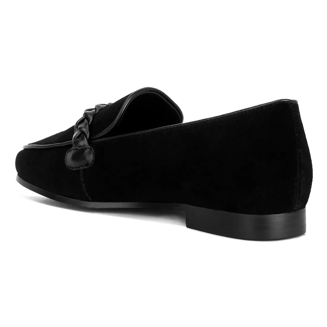 Braided Detail Loafers