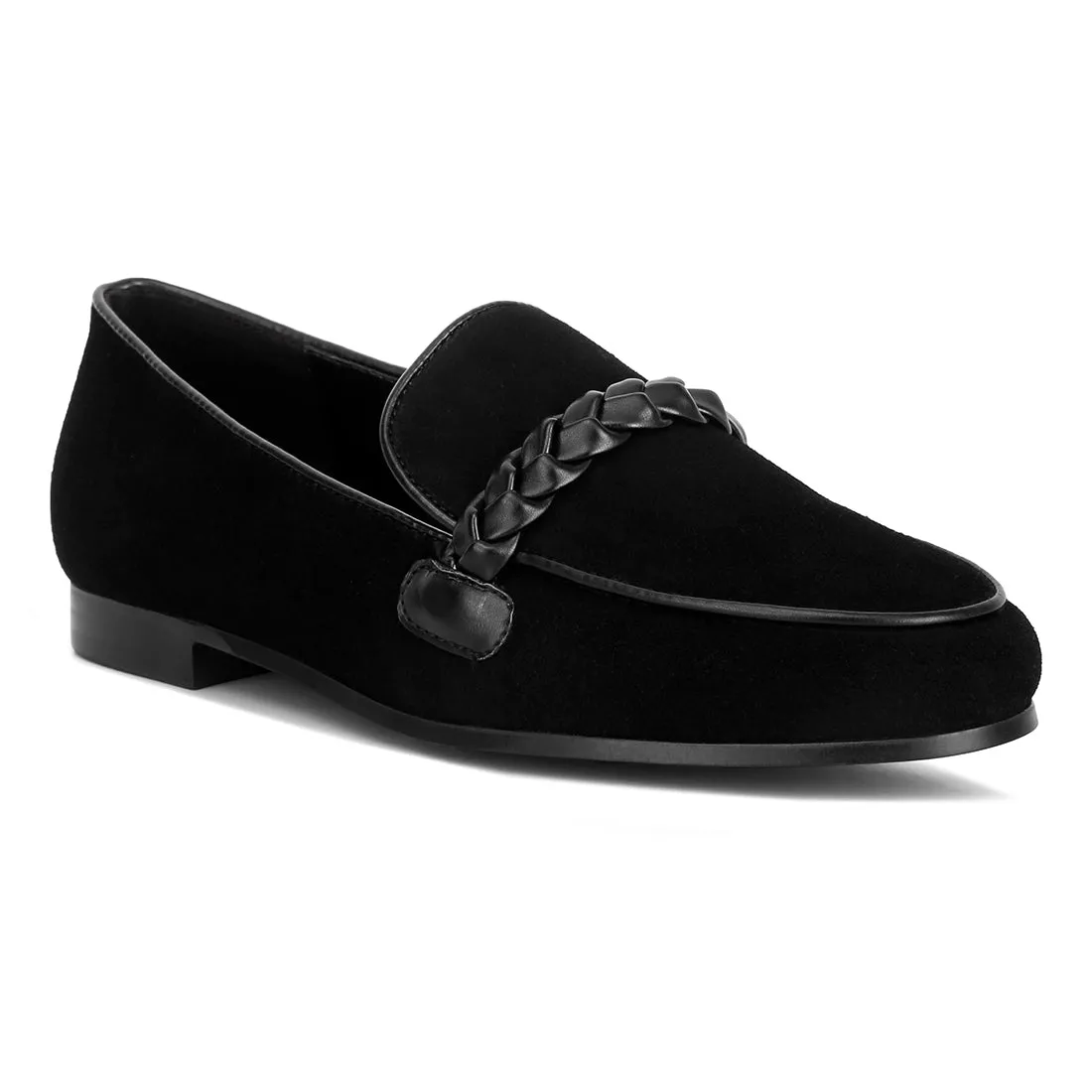 Braided Detail Loafers