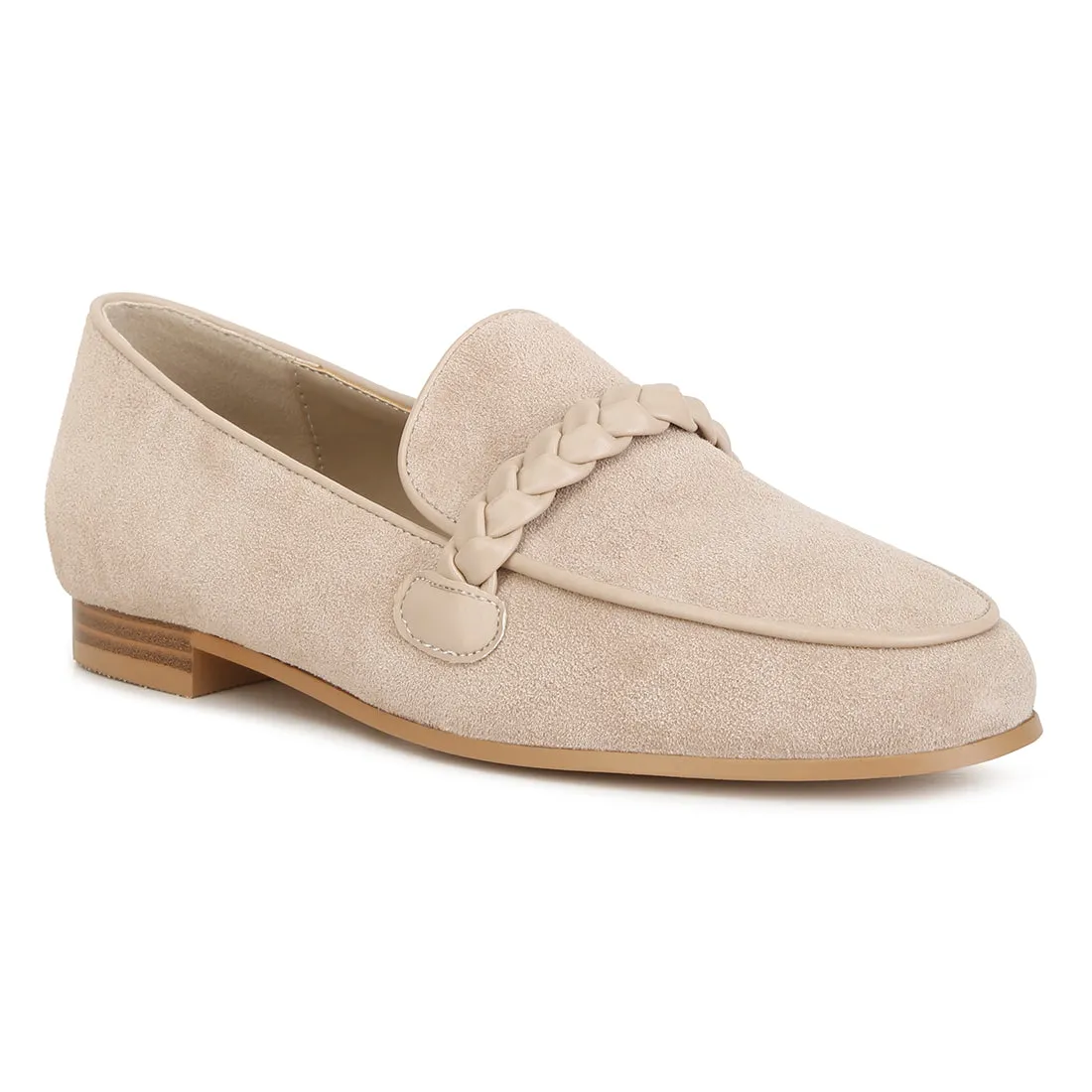 Braided Detail Loafers