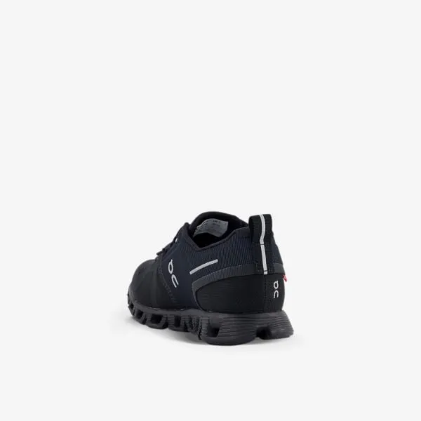 Cloud 5 Waterproof Mesh On-Running Low Top Sneakers, Black
