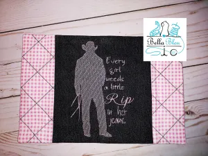 Every Girl Needs a little Rip in her jeans sketchy
