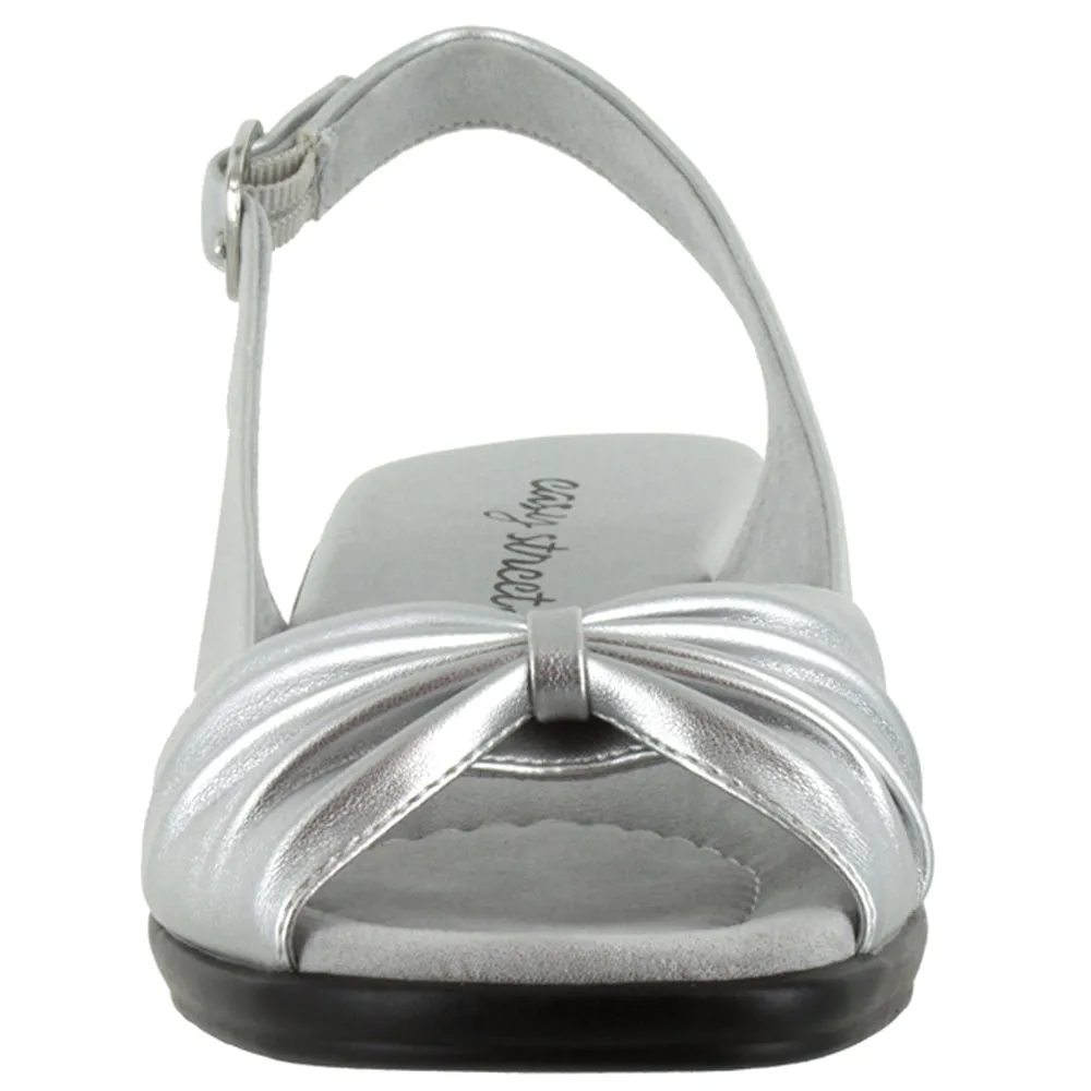 Fantasia Metallic Sling Back Flats