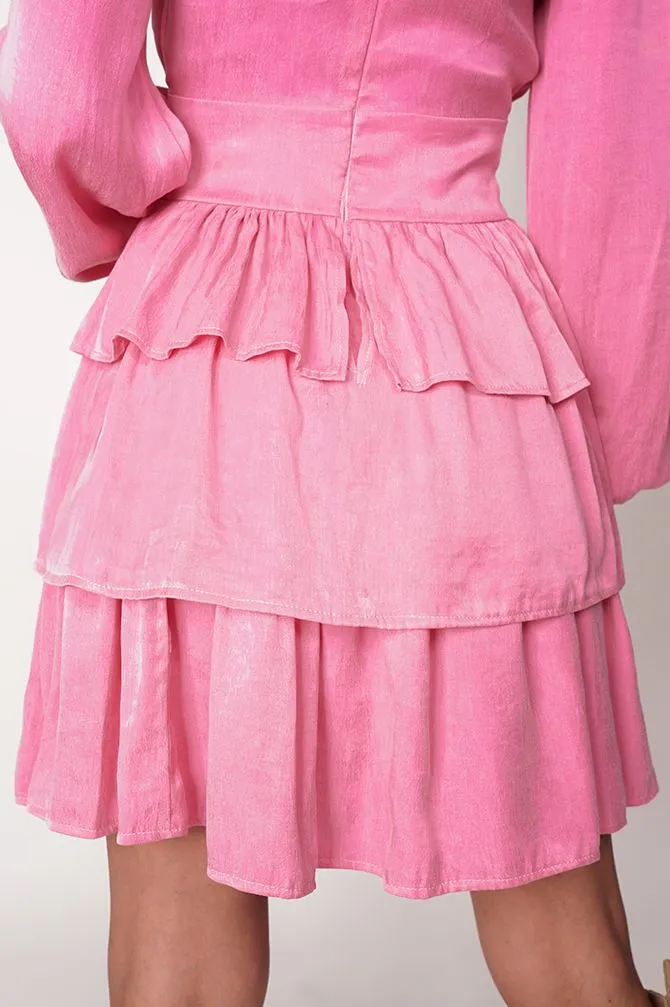 Harper Lyocell Dress Pink