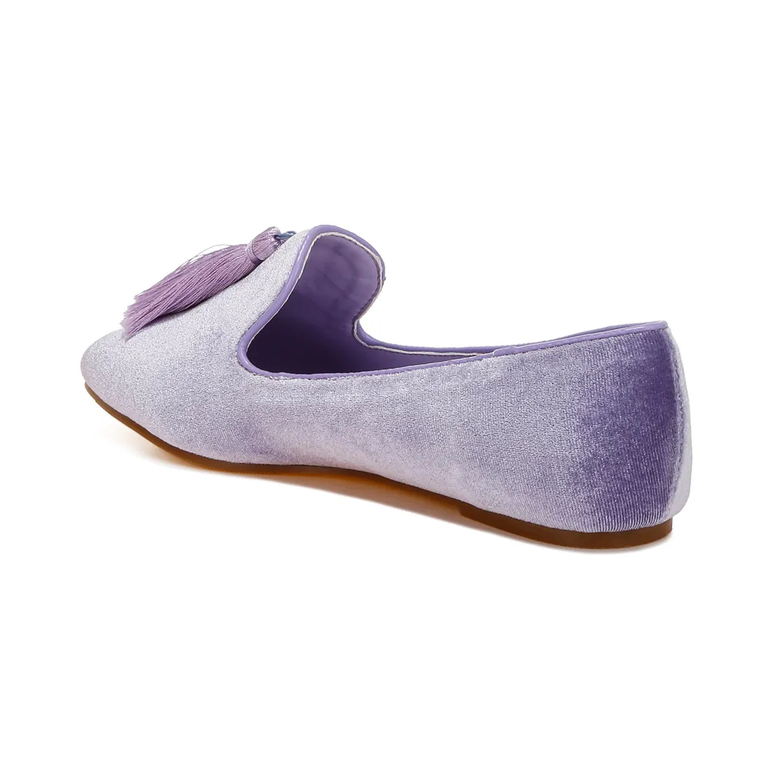 Iconic Tassel Detail Velvet Loafers