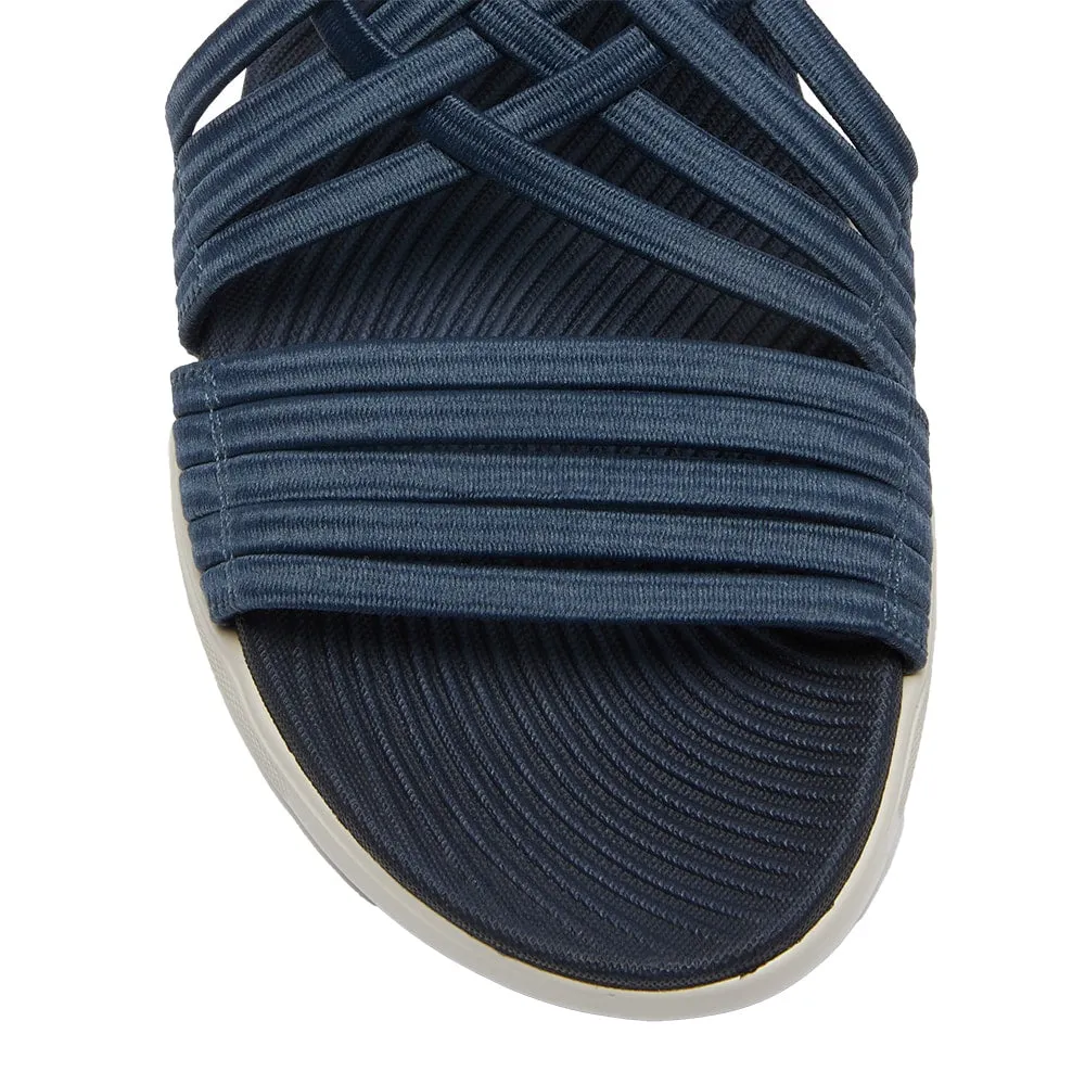 Luna Sandal in Navy