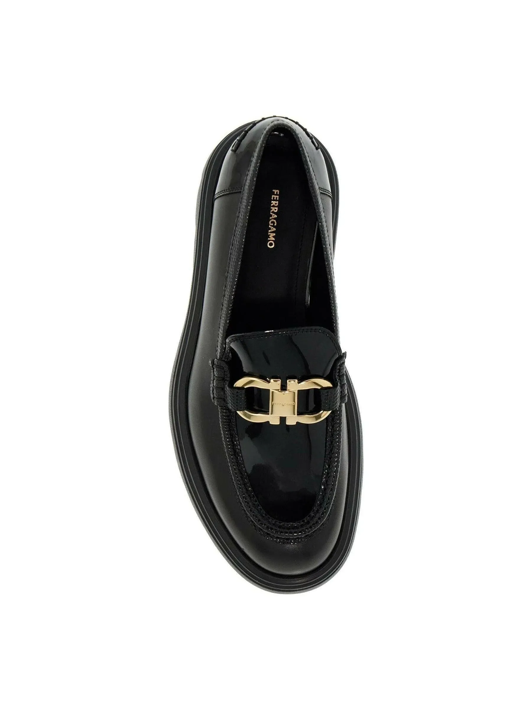 Maryan Leather Lug-Sole Loafers