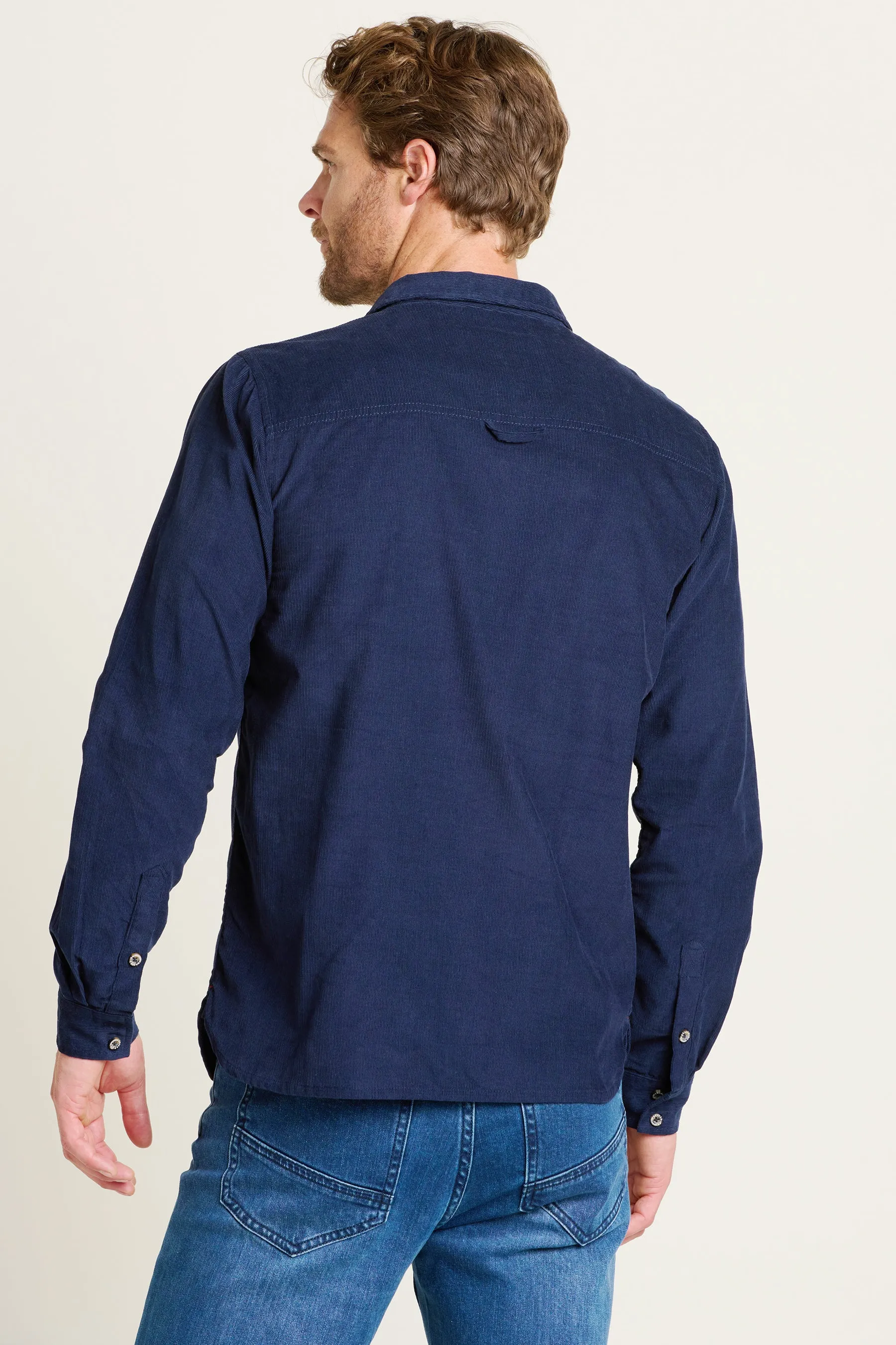 Navy Corduroy Shirt