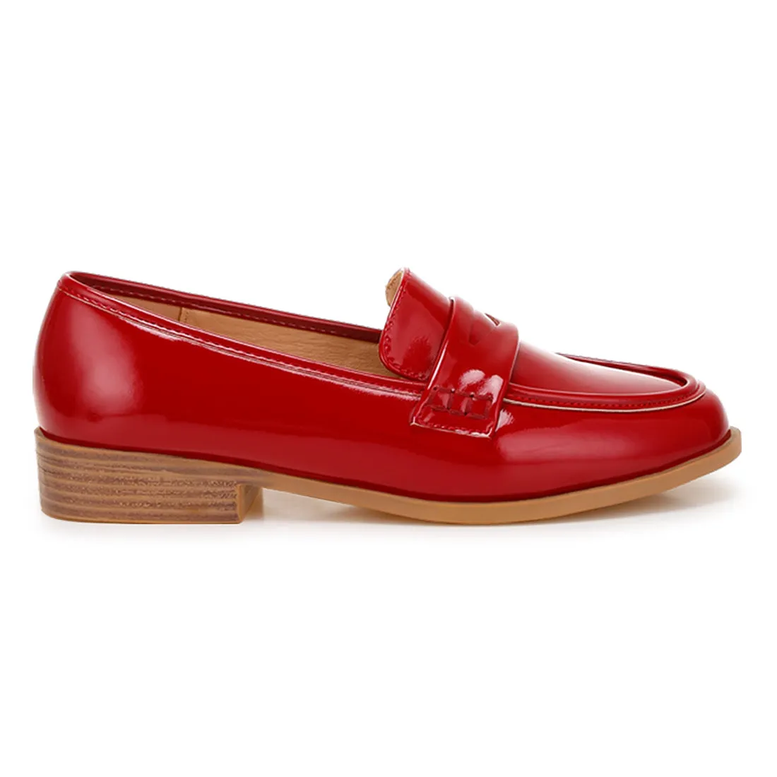 Penny Strap Detail Loafers