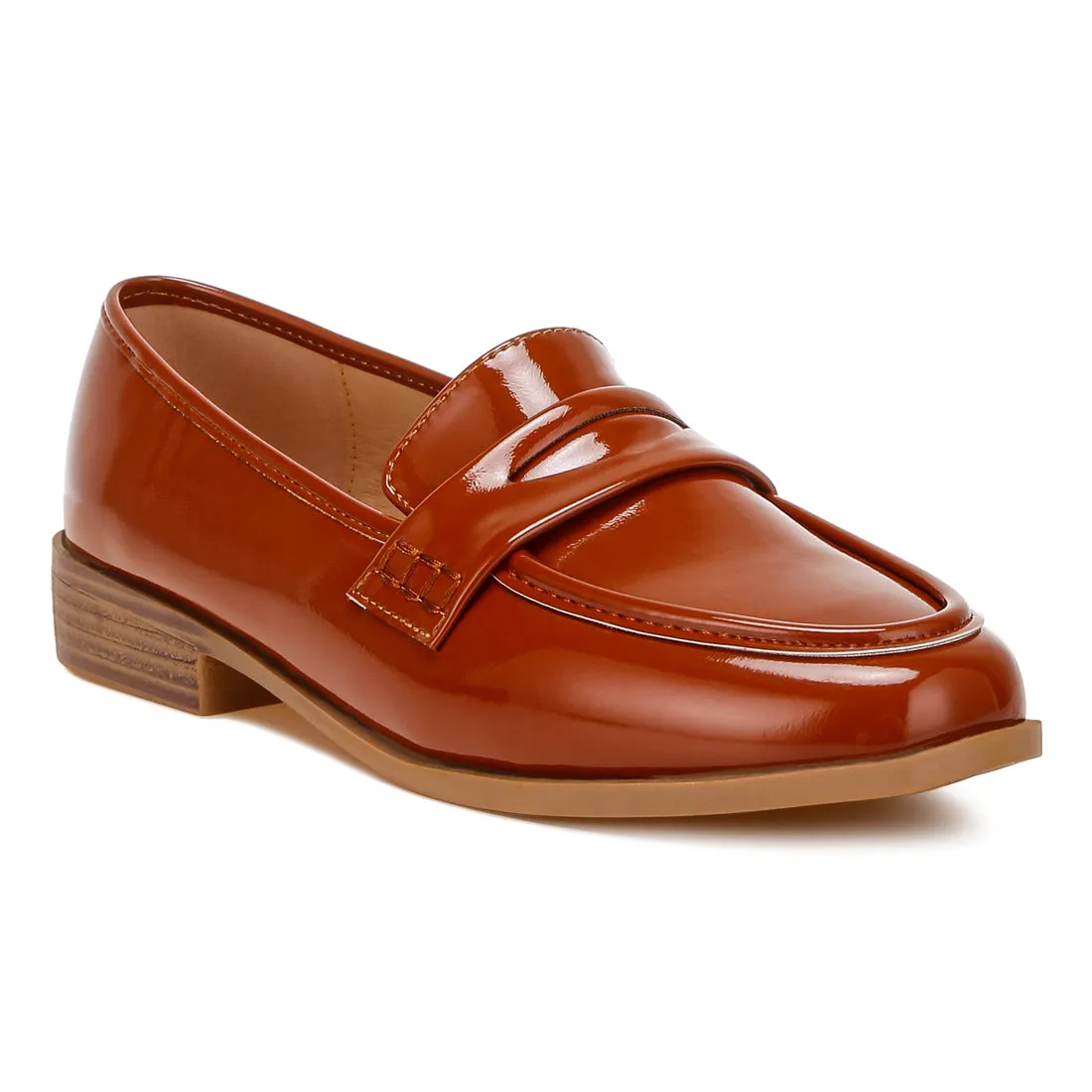 Penny Strap Detail Loafers