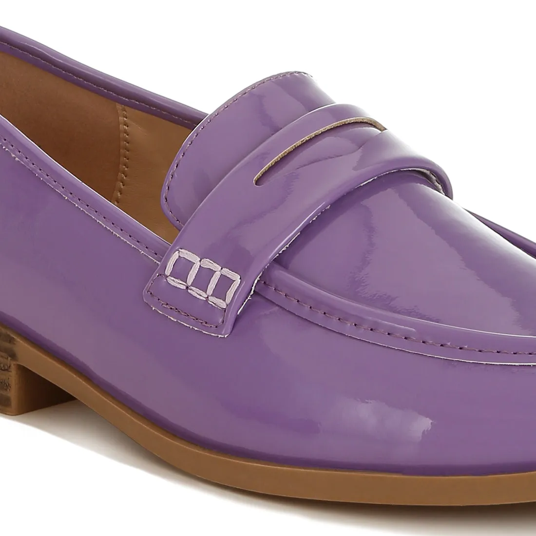 Penny Strap Detail Loafers