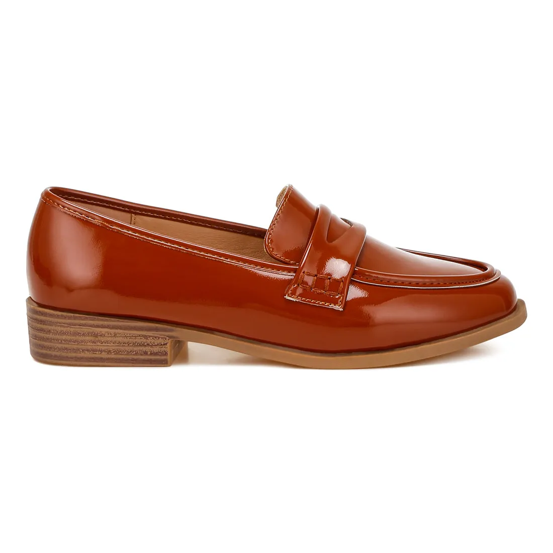 Penny Strap Detail Loafers