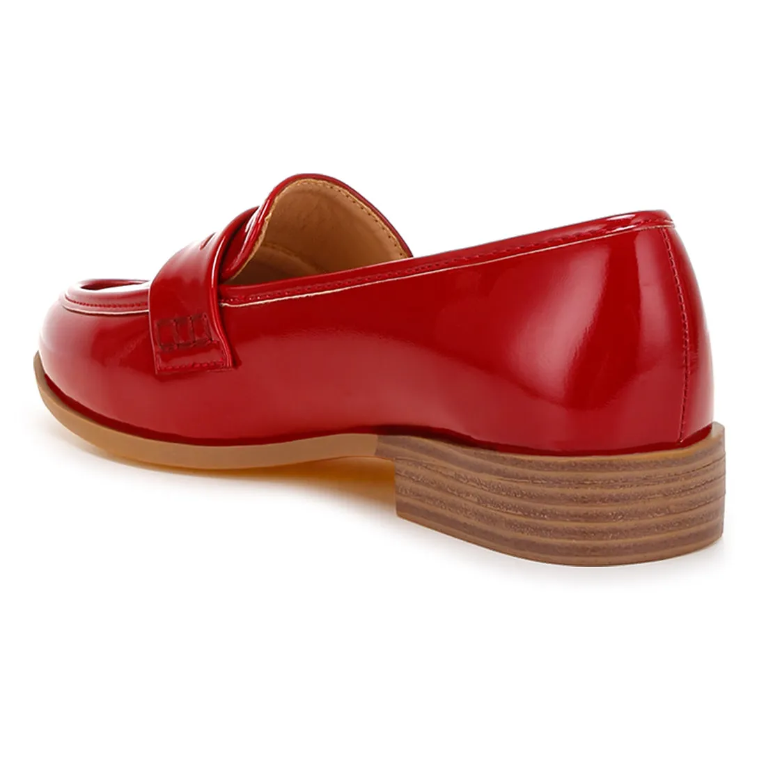 Penny Strap Detail Loafers