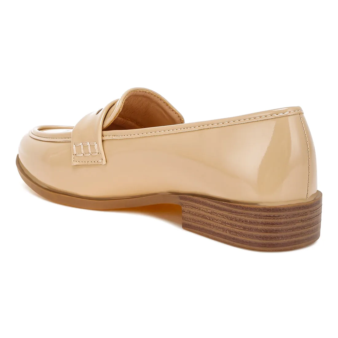 Penny Strap Detail Loafers