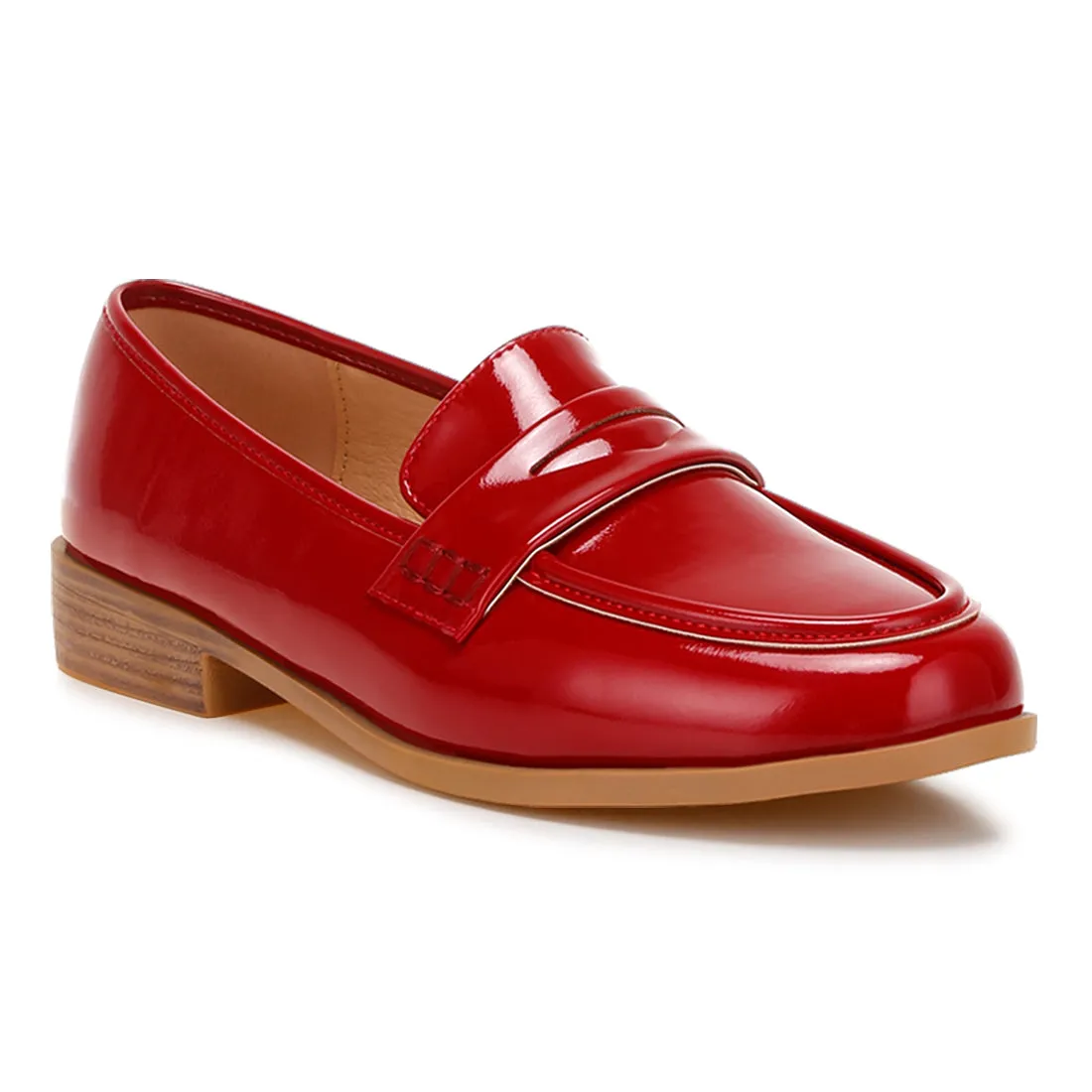 Penny Strap Detail Loafers