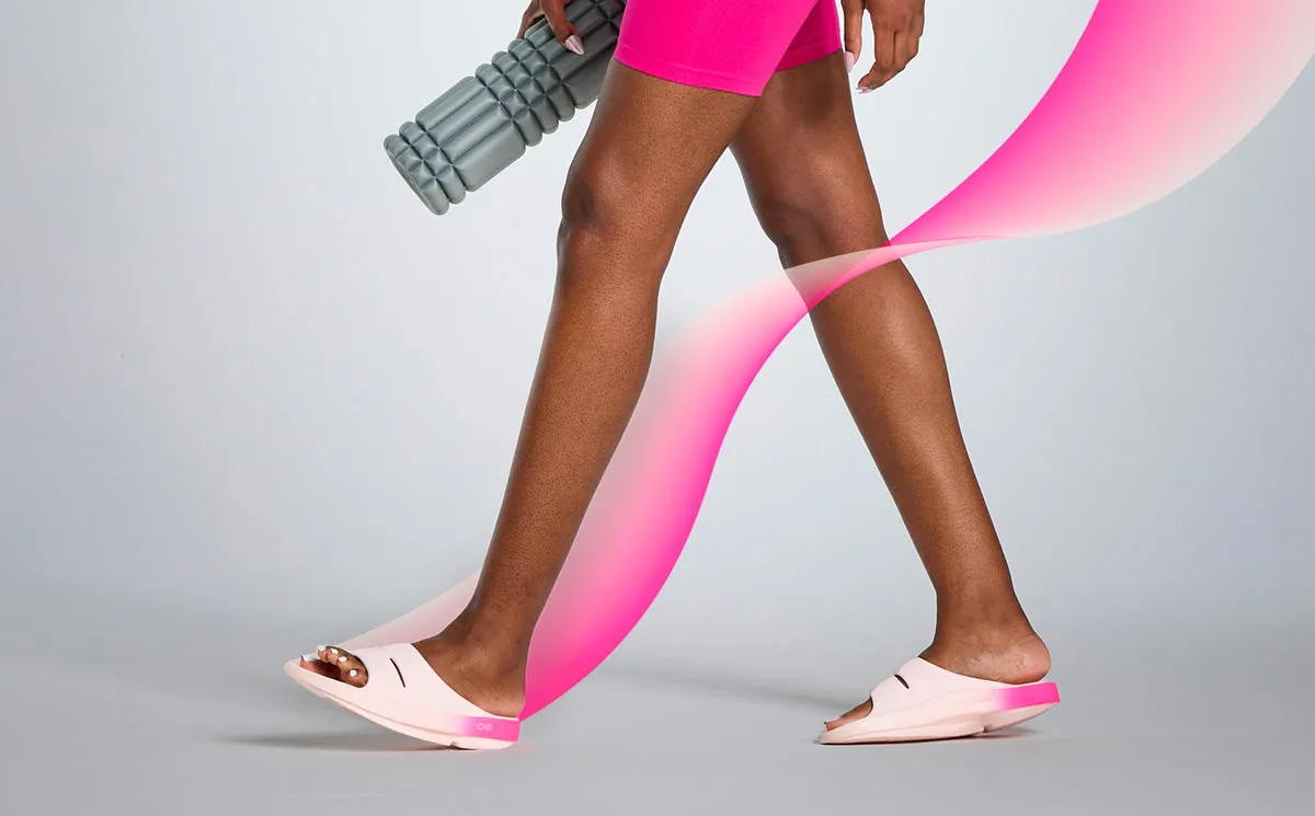 Women's OOahh Sport Slide Sandal - Neon Pink Fade