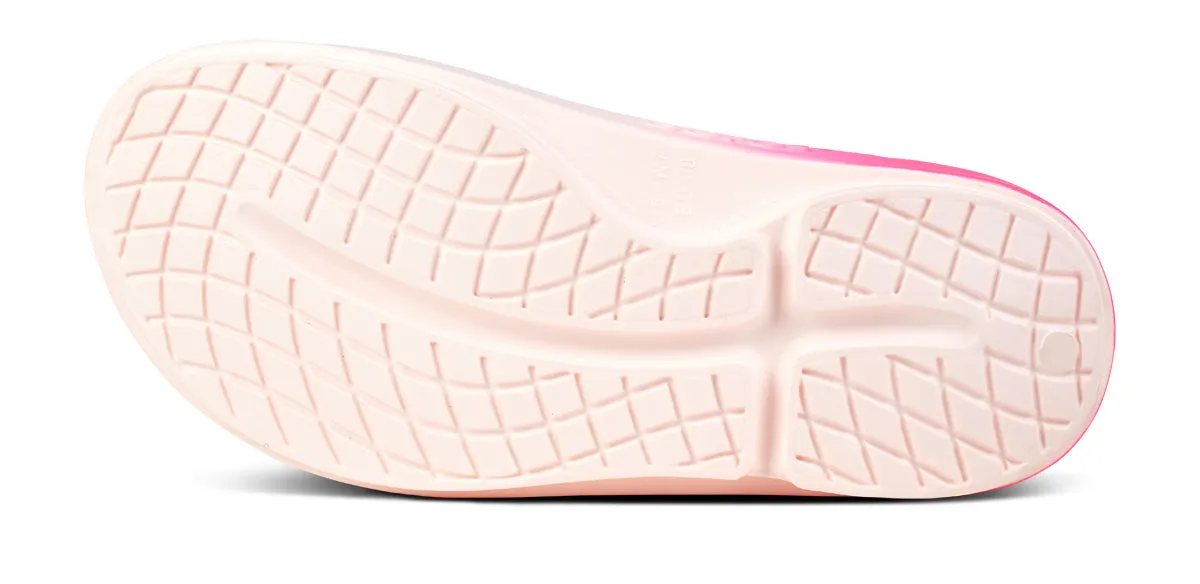 Women's OOahh Sport Slide Sandal - Neon Pink Fade