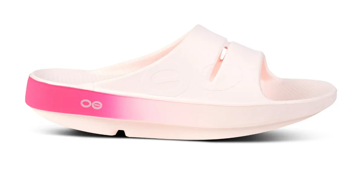 Women's OOahh Sport Slide Sandal - Neon Pink Fade